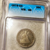1875-CC Seated Twenty Cent Piece ICG - G6