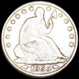 1855-O Seated Half Dollar CLOSELY UNC