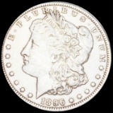 1896-O Morgan Silver Dollar ABOUT UNC