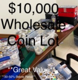 $10000 Wholesale Coin Lot Blowout Sale