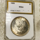 1889 Morgan Silver Dollar PCI - MS64