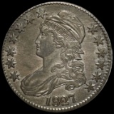 1827 Capped Bust Half Dollar NEARLY UNC