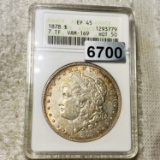 1878 Morgan Silver Dollar ANACS - EF45