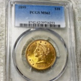 1899 $10 Gold Eagle PCGS - MS62