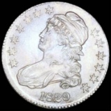 1829 Capped Bust Half Dollar CLOSELY UNC