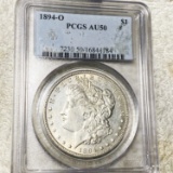 1894-O Morgan Silver Dollar PCGS - AU50
