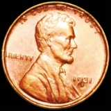 1931-D Lincoln Wheat Penny UNC RED
