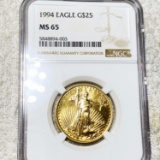 1994 $25 Gold Eagle NGC - MS65