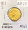 1913-S $5 Gold Half Eagle GEM BU