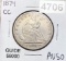 1874-CC Seated Half Dollar ABOUT UNCIRCULATED