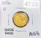 1856-O $2.50 Gold Quarter Eagle CHOICE AU