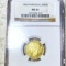 1856 Portugal Gold 2000 Reis NGC - MS61