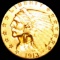 1913 $2.50 Gold Quarter Eagle NEARLY UNC