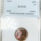 1920-D Lincoln Wheat Penny NNC - MS 65 RB