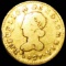 1827 Colombia Gold Escudo NICELY CIRCULATED