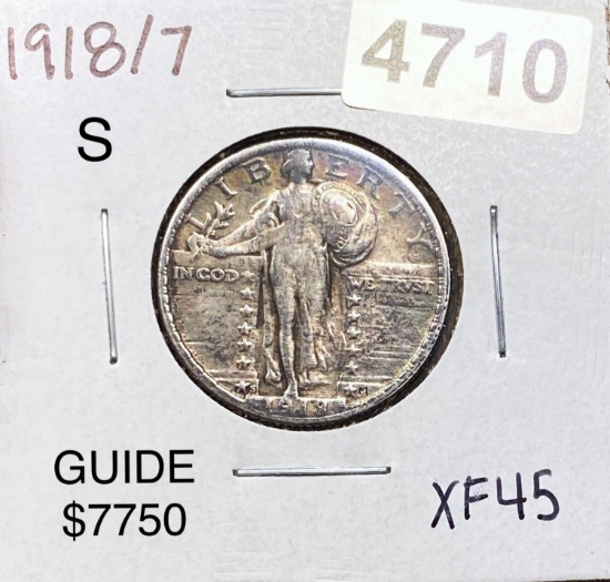 1918/7-S Standing LIberty Quarter LIGHT CIRC