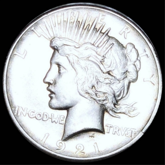 1921 Silver Peace Dollar CLOSELY UNC