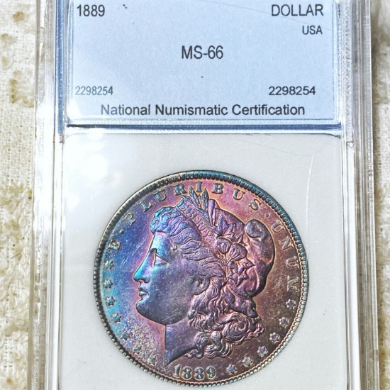 1889 Morgan Silver Dollar NNC - MS66