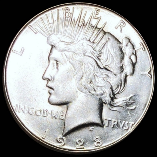 1928-S Silver Peace Dollar UNCIRCULATED