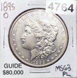 1895-O Morgan Silver Dollar CHOICE BU PL