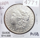 1889-CC Morgan Silver Dollar CHOICE AU