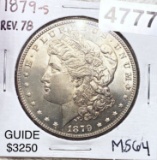 1879-S Rev '78 Morgan Silver Dollar CHOICE BU