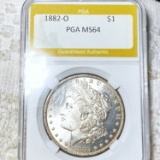 1882-O Morgan Silver Dollar PGA - MS64
