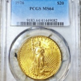 1926 $20 Gold Double Eagle PCGS - MS64