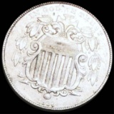 1866 Shield Nickel CLOSELY UNC
