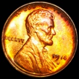 1914-S Lincoln Wheat Penny GEM BU RED