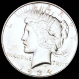 1934-D Silver Peace Dollar CLOSLEY UNCIRCULATED
