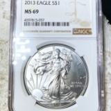 2013 Silver Eagle NGC - MS69