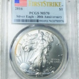 2016 Silver Eagle PCGS - MS70