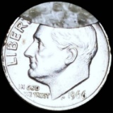 1966 Roosevelt Silver Dime UNC CLIPPED