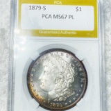 1879-S Morgan Silver Dollar PCA - MS 67 PL