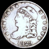 1829 Capped Bust Half Dime NICELY CIRCULATED