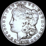 1901-S Morgan Silver Dollar LIGHTLY CIRCULATED