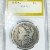 1889-CC Morgan Silver Dollar PGA - F12