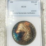 1899 Morgan Silver Dollar NNC - MS64