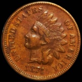 1874 Indian Head Penny ABOUT UNCIRCULATED