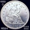 1860-O Seated Liberty Dollar CHOICE BU