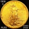 1908-S $20 Gold Double Eagle CHOICE AU