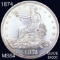 1874 Silver Trade Dollar CHOICE BU
