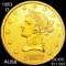 1853-O $10 Gold Eagle CHOICE AU