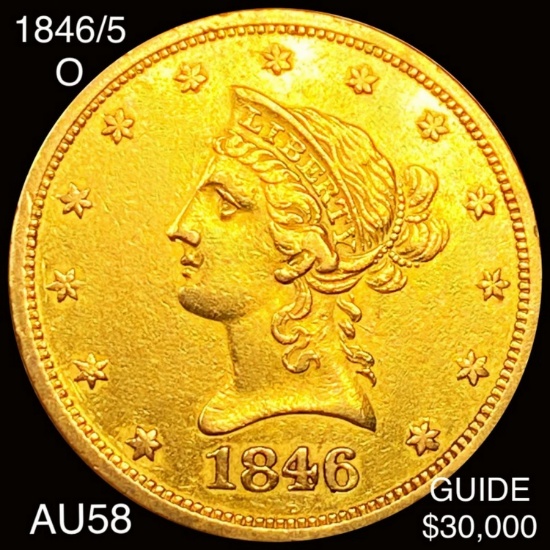1846/5 $10 Gold Eagle CHOICE AU