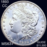 1893-CC Morgan Silver Dollar CHOICE BU