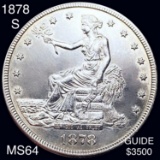1878-S Silver Trade Dollar CHOICE BU
