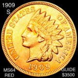 1909-S Indian Head Penny CHOICE BU RED