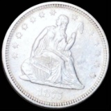 1875-S Seated Liberty Quarter UNCIRCULATED