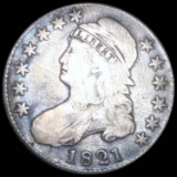1821 Capped Bust Half Dollar NICELY CIRCULATED